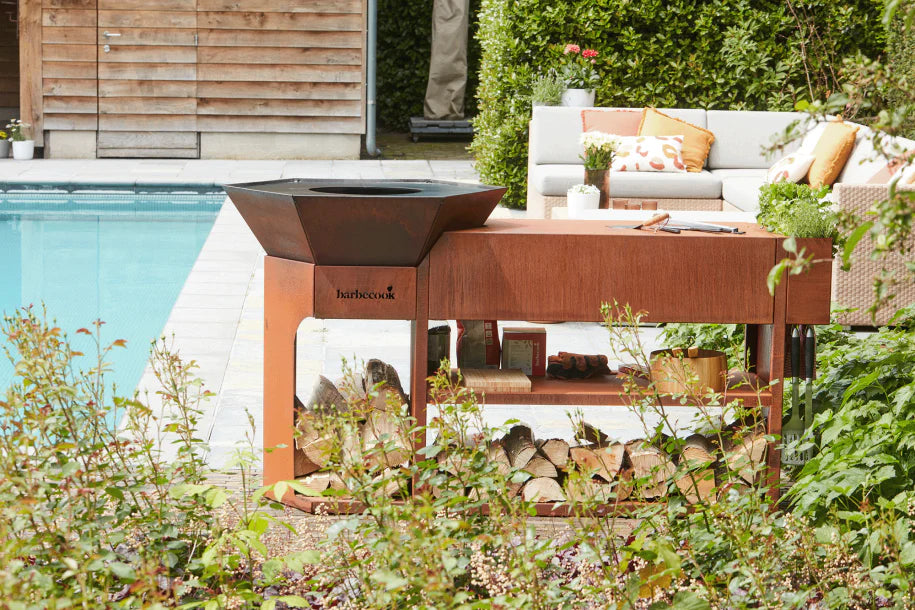 Barbecook Nestor Island in Corten Steel