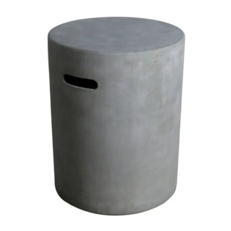 Elementi Mid Grey Small Round Outdoor Gas Cover in