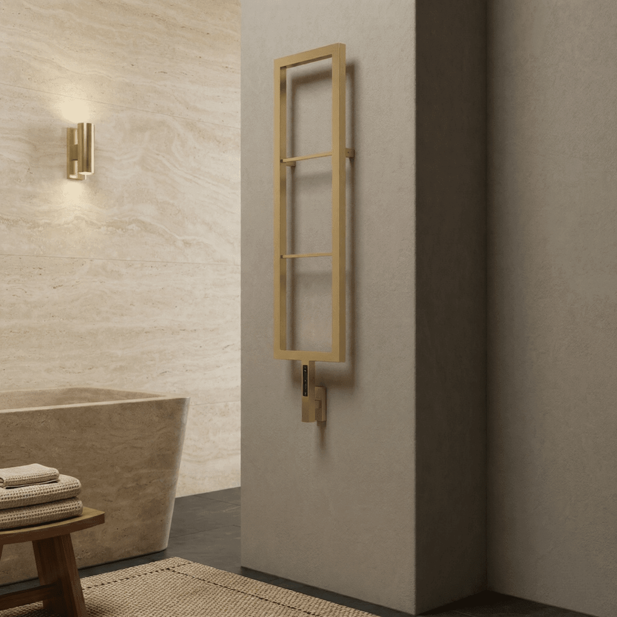 Brushed Brass Radiators - Ice Cold Spice