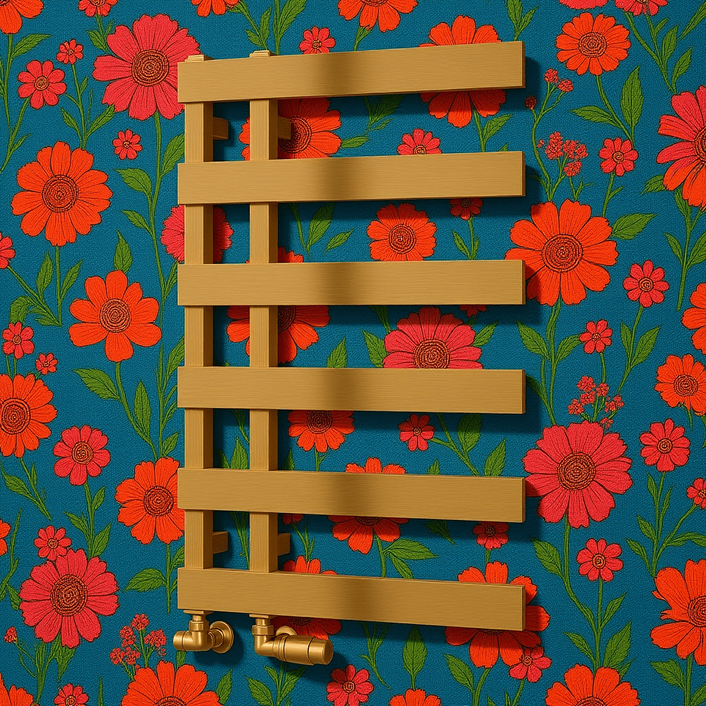 Brushed Brass Towel Rails - Ice Cold Spice