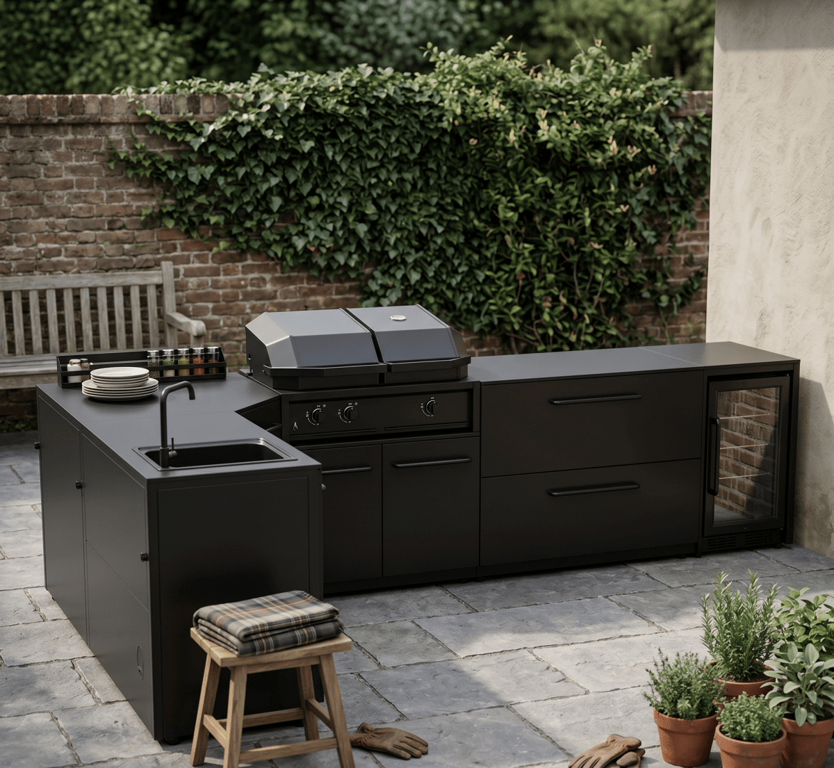 Corner Outdoor Kitchens - Ice Cold Spice