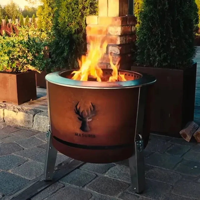 Masuria Living Alpha Corten Steel Smokeless Fire Pit