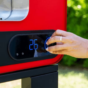 Fontana Volta 90 Dual Fuel in Rosso/Red Pizza Oven