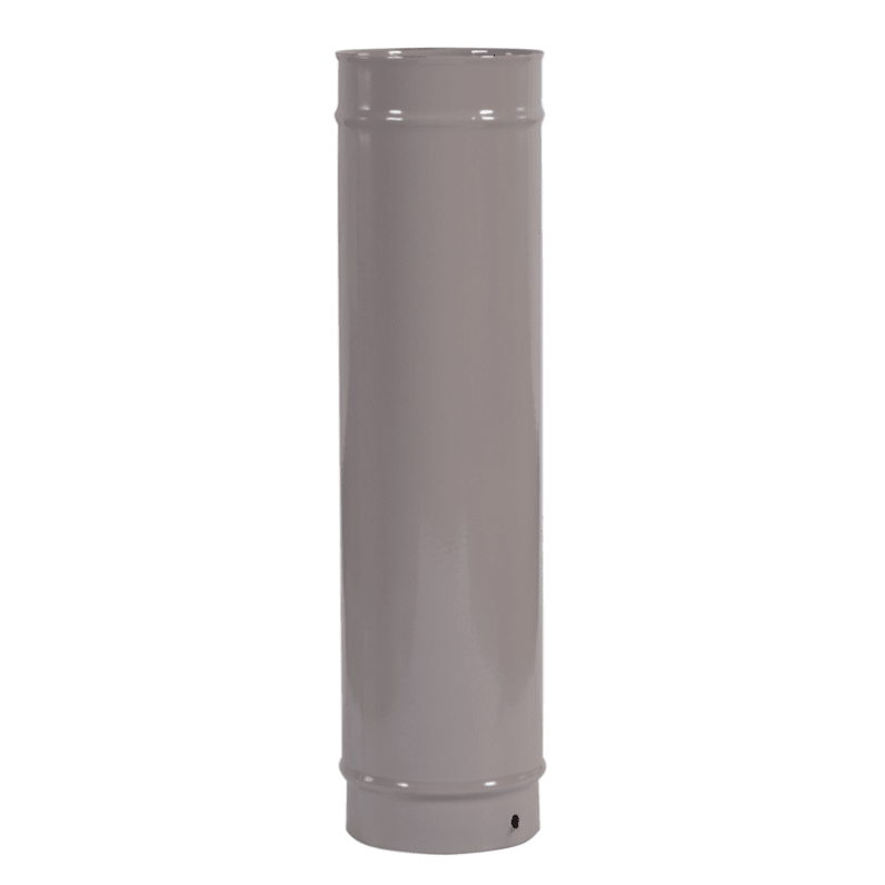 Carron Straight 500mm Pipe (TVE) - No Door - fireplace accessory - Ice Cold Spice | Antique Enamel