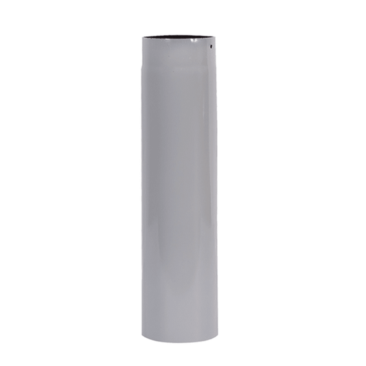 Carron Straight 500mm Pipe (TVE) - No Door - fireplace accessory - Ice Cold Spice | Ash Grey Enamel
