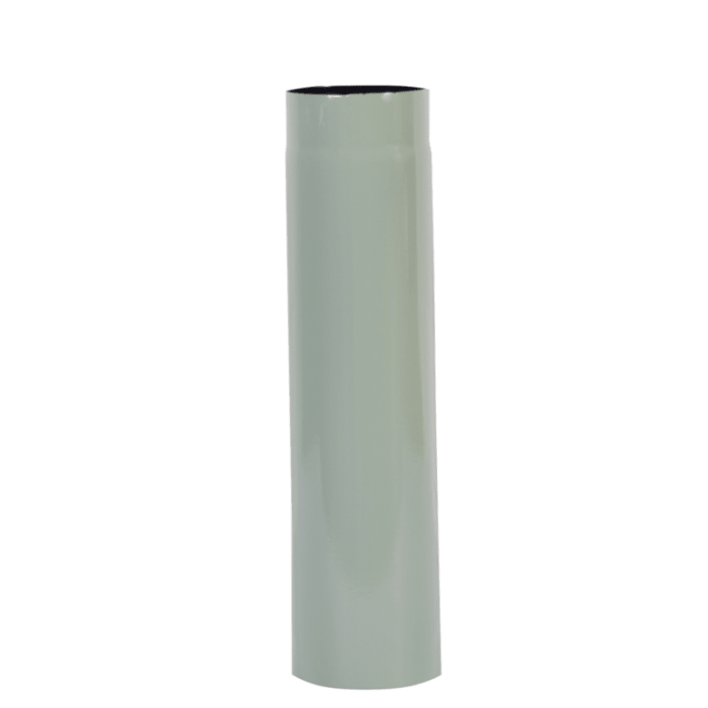 Carron Straight 500mm Pipe (TVE) - No Door - fireplace accessory - Ice Cold Spice | Sage Green Enamel