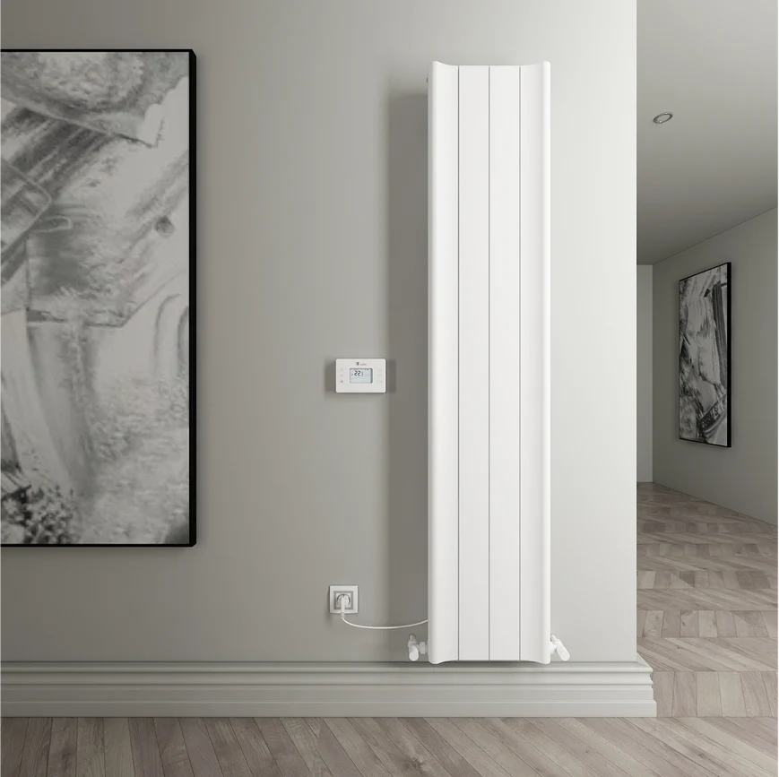 Carisa Boreas Hybrid B Vertical Electric Aluminium Radiator | CUSTOM MADE