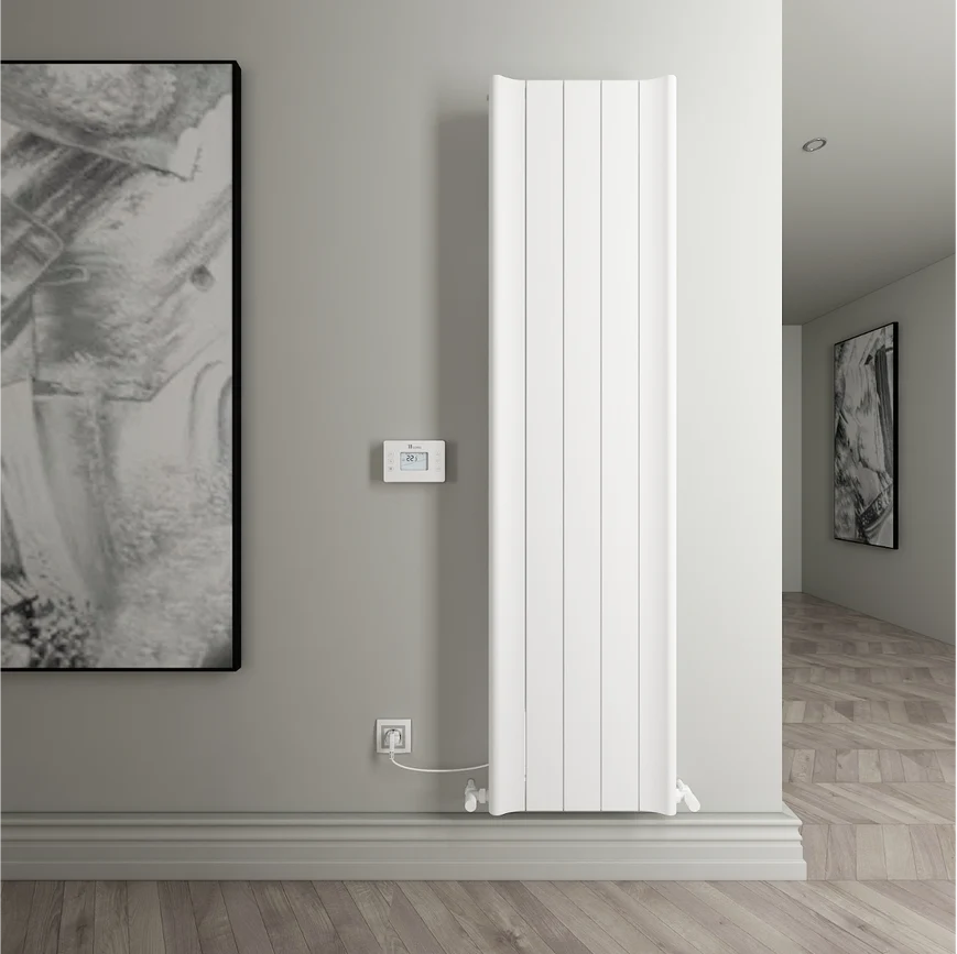 Carisa Boreas Hybrid B Vertical Electric Aluminium Radiator | CUSTOM MADE