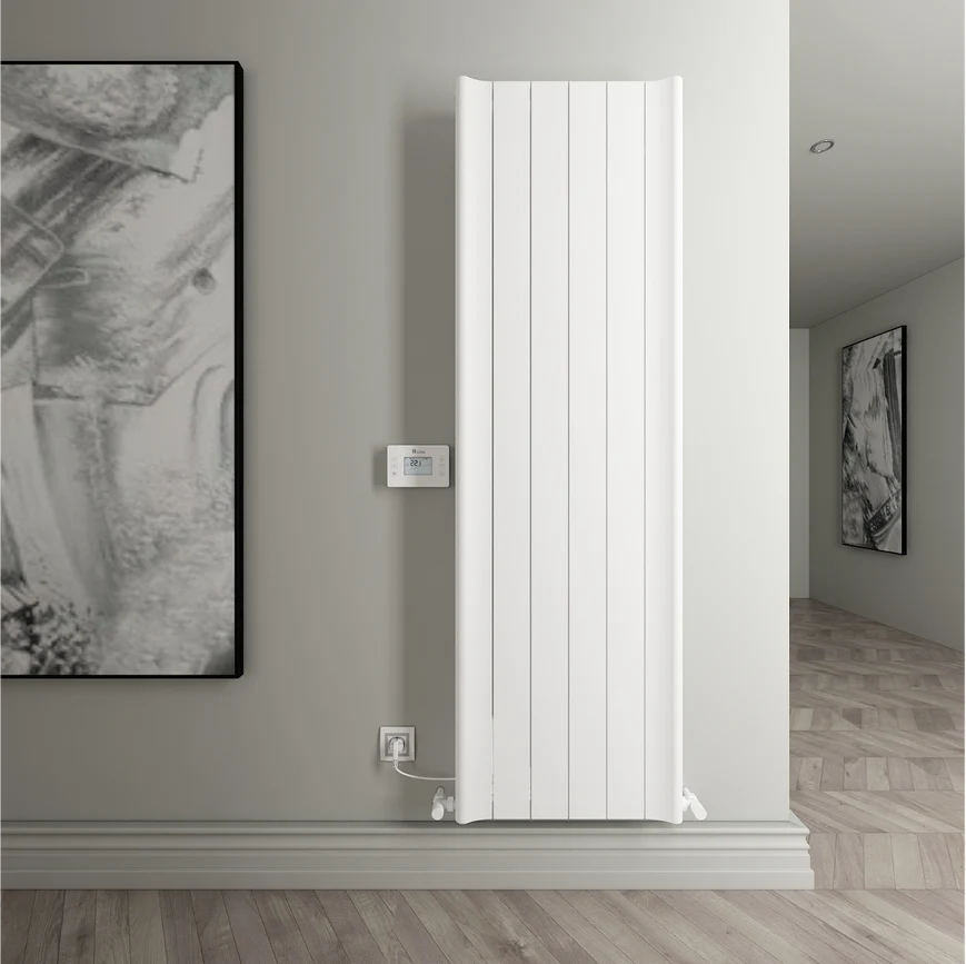 Carisa Boreas Hybrid B Vertical Electric Aluminium Radiator | CUSTOM MADE