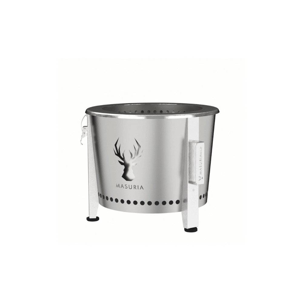 Masuria Living Alpha 400 Smokeless Fire Pit - Fire Pit - Ice Cold Spice | Silver