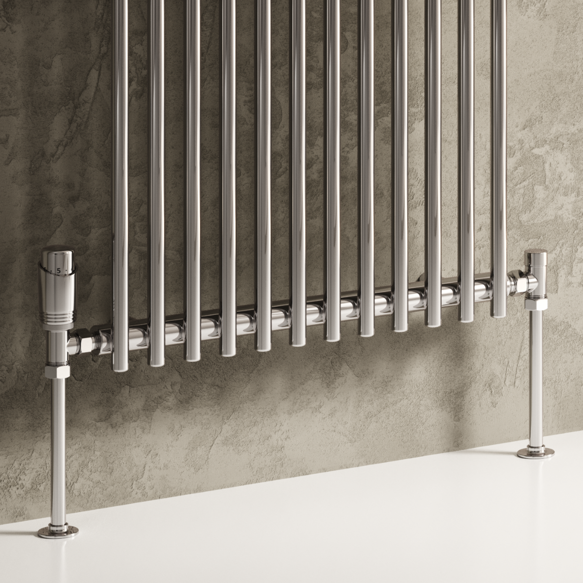 Reina 200mm Pipe Sleeve Kit in Chrome