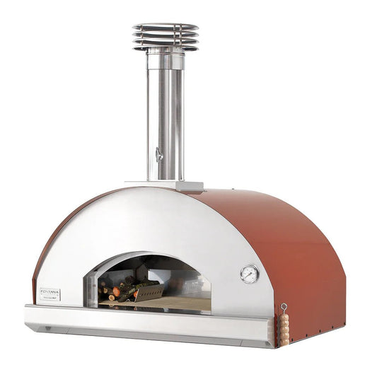 Fontana Mangiafuoco Wood Fired Pizza Oven - outdoor grill - Ice Cold Spice | Rosso
