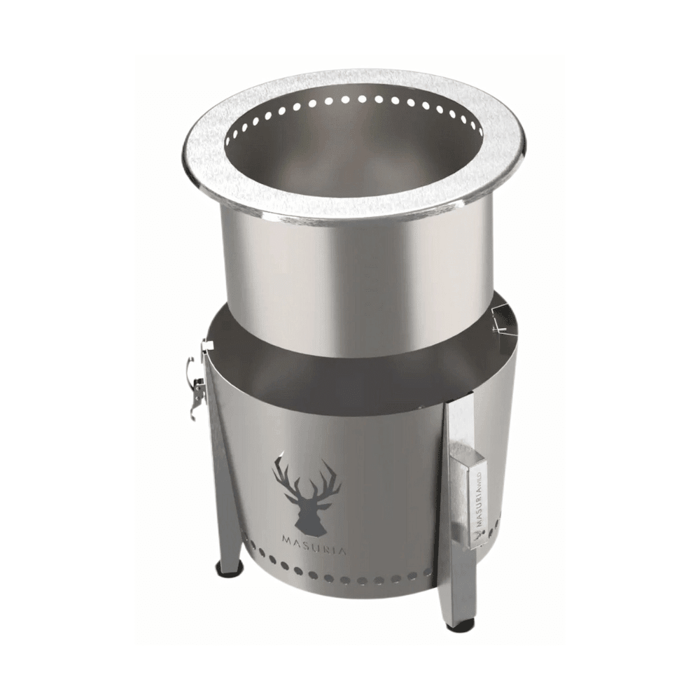 Masuria Living Alpha 400 Smokeless Fire Pit - Fire Pit - Ice Cold Spice | Black