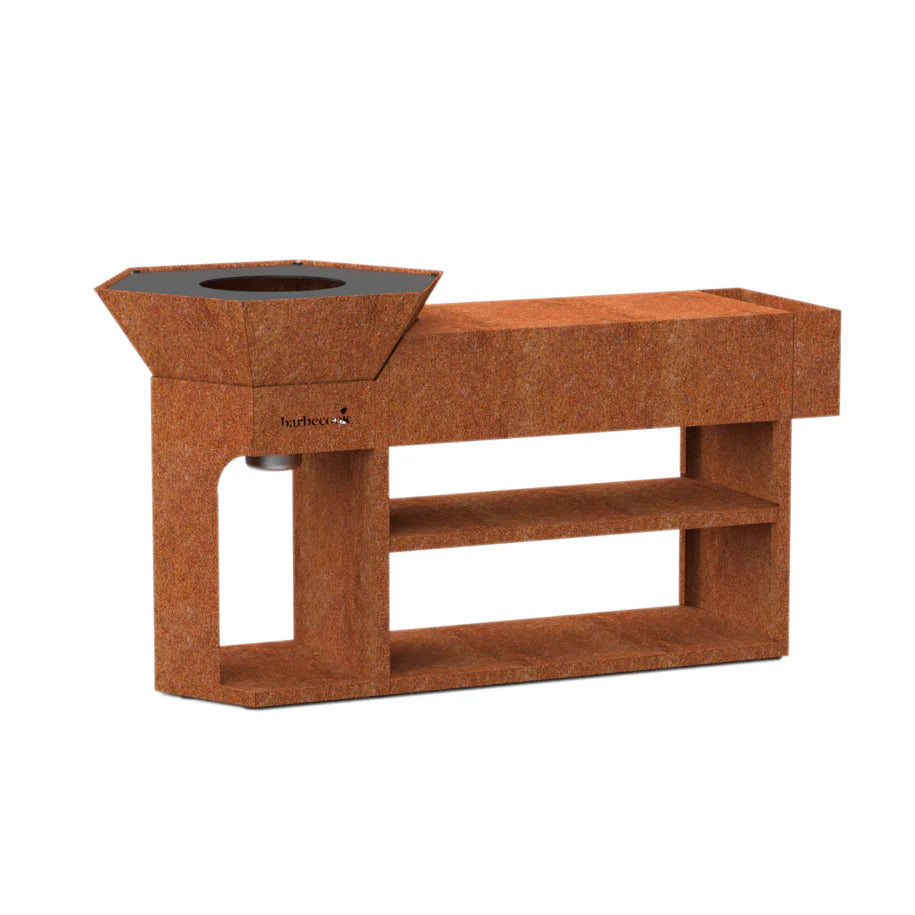 Barbecook Nestor Island in Corten Steel