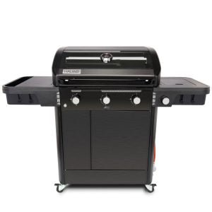 Halmo 4 Burner Premium Gas Barbecue Including Side Burner - Ice Cold Spice | Black