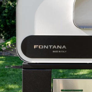 Fontana Volta 70 Dual Fuel in Grey/White Pizza Oven