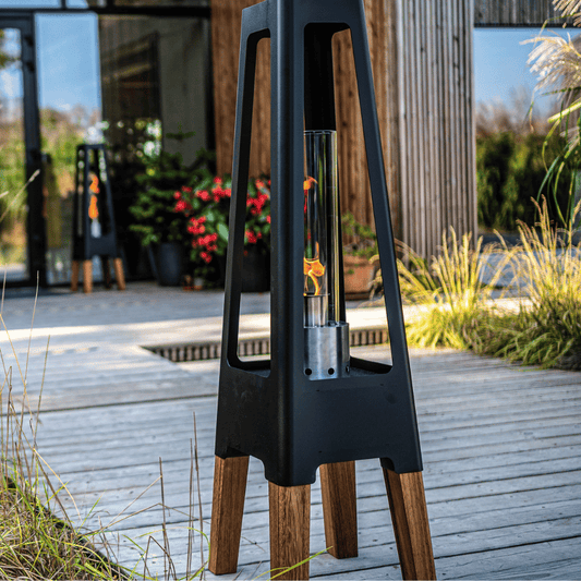 Masuria Living Bioethanol Lantern - Patio Heater - Ice Cold Spice | Black