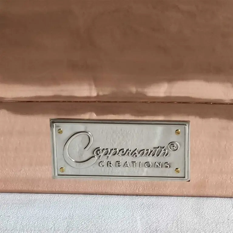 Coppersmith Creations Straight Base Copper Bathtub Nickel Inside