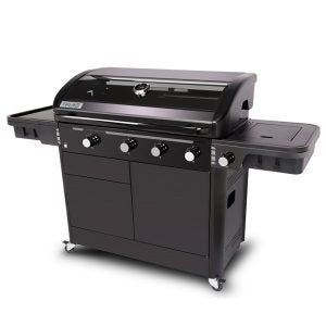 Halmo 5 Burner Premium Gas Barbecue Including Side Burner - Ice Cold Spice | Black