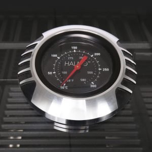 Halmo 5 Burner Premium Gas Barbecue Including Side Burner - Ice Cold Spice | Black