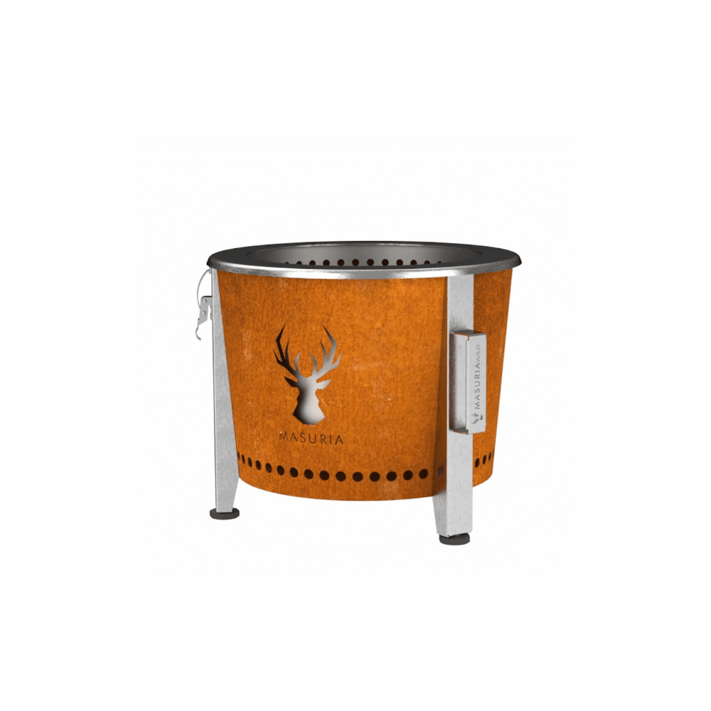 Masuria Living Alpha 400 Smokeless Fire Pit - Fire Pit - Ice Cold Spice | Corten Steel