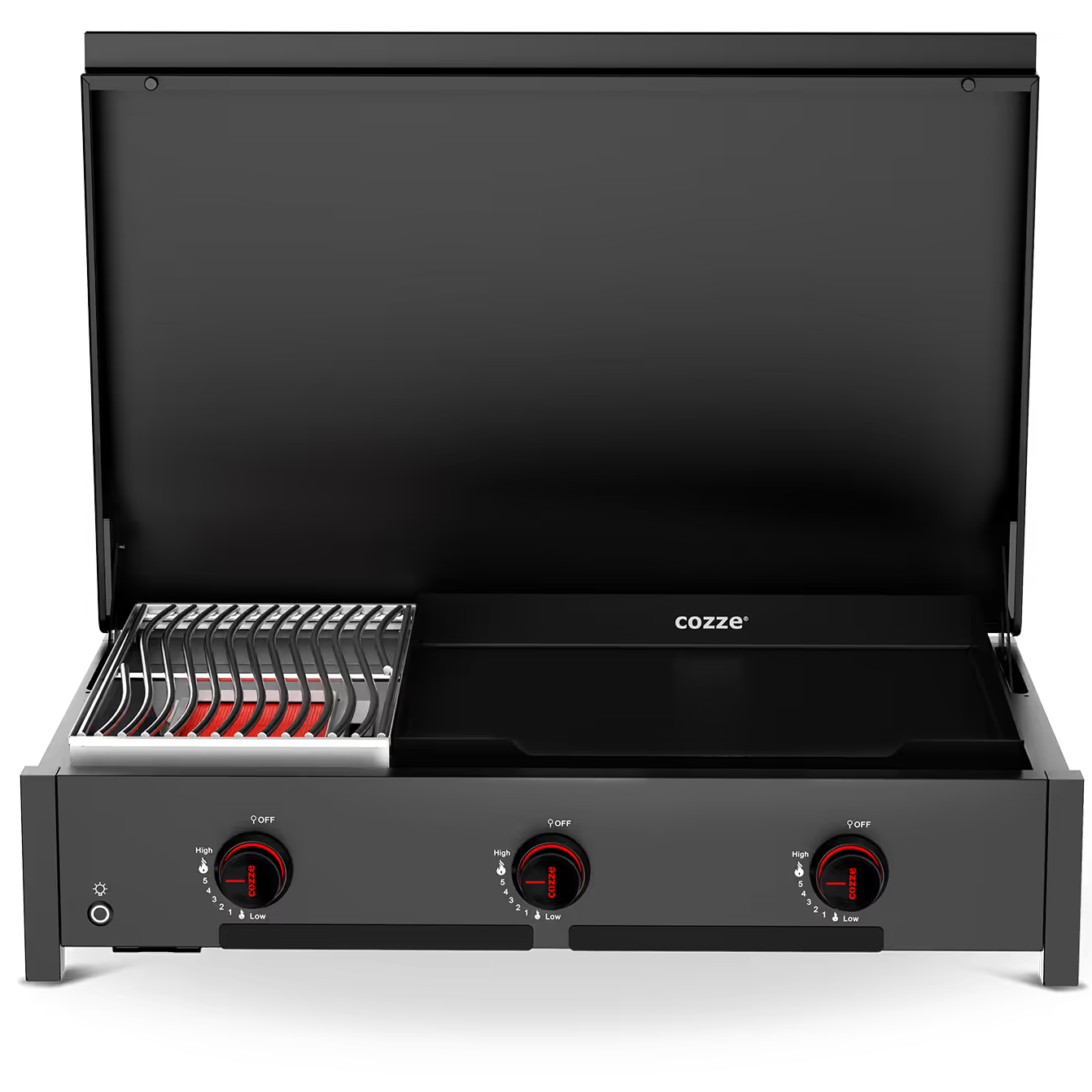 Cozze® Combo 900 Gas Grill & Plancha Unit