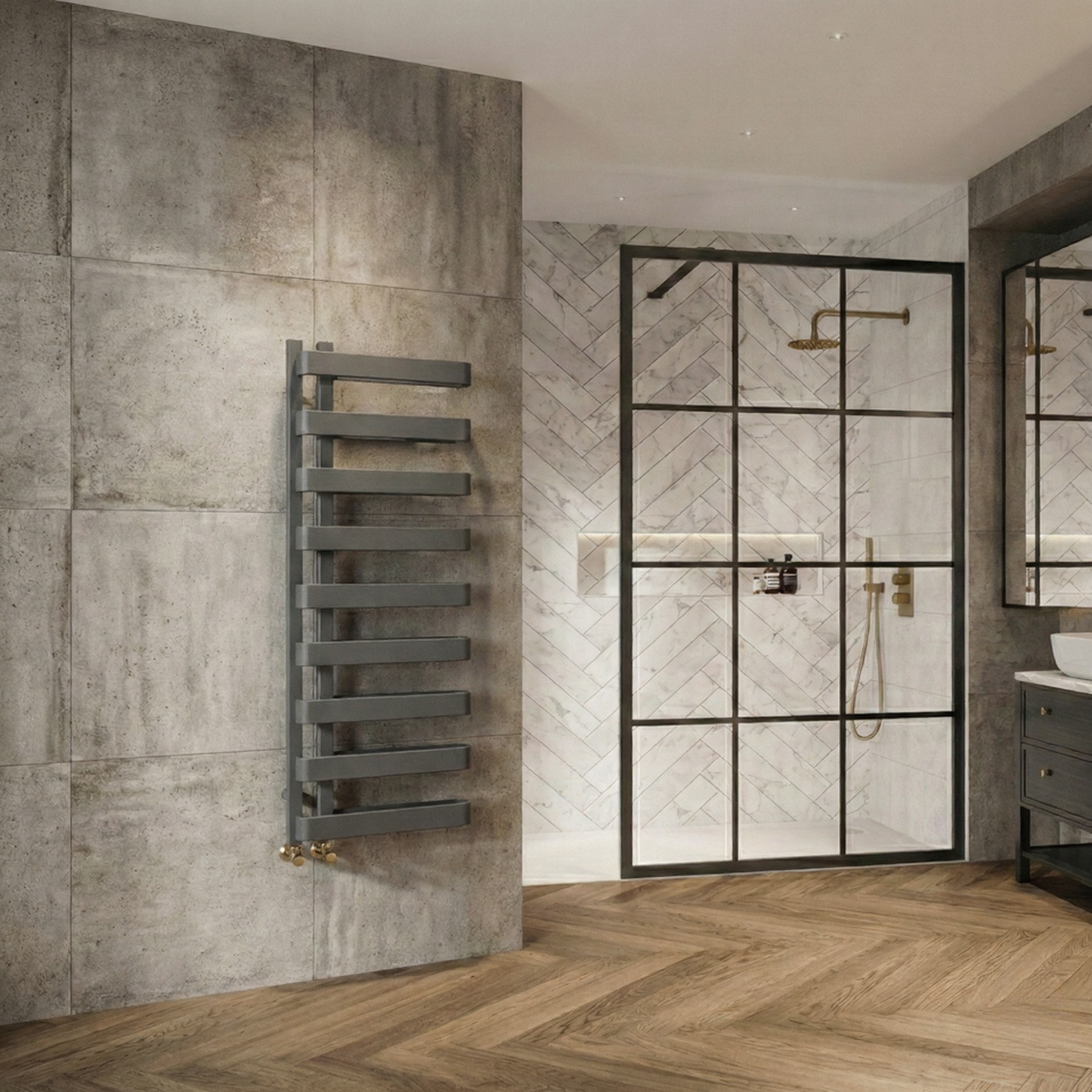 DQ Azura Designer Steel Towel Rail