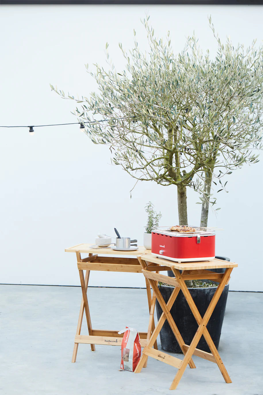 Barbecook Carlo Charcoal Table Grill – Chili Pepper, 44 x 33 x 21 cm