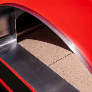 Fontana Volta 70 Dual Fuel in Rosso/Red Pizza Oven