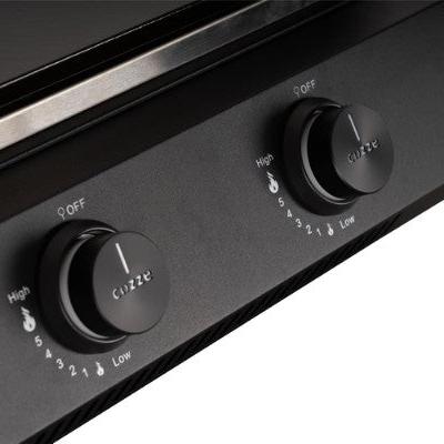 Cozze® G - 400 Gas Plancha Grill - pizza oven - Ice Cold Spice | Black with Stainless Steel
