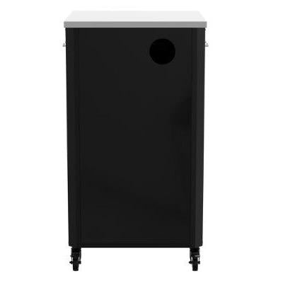 Cozze® Outdoor Kitchen with Stainless Steel Table Tops - pizza oven - Ice Cold Spice | 60H 110cm Black