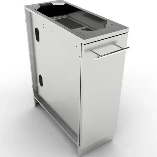 Sunstone Outdoor Kitchens Cabinet for Spice Storage - outdoor grill - Ice Cold Spice | Light Brushed Stainless Steel