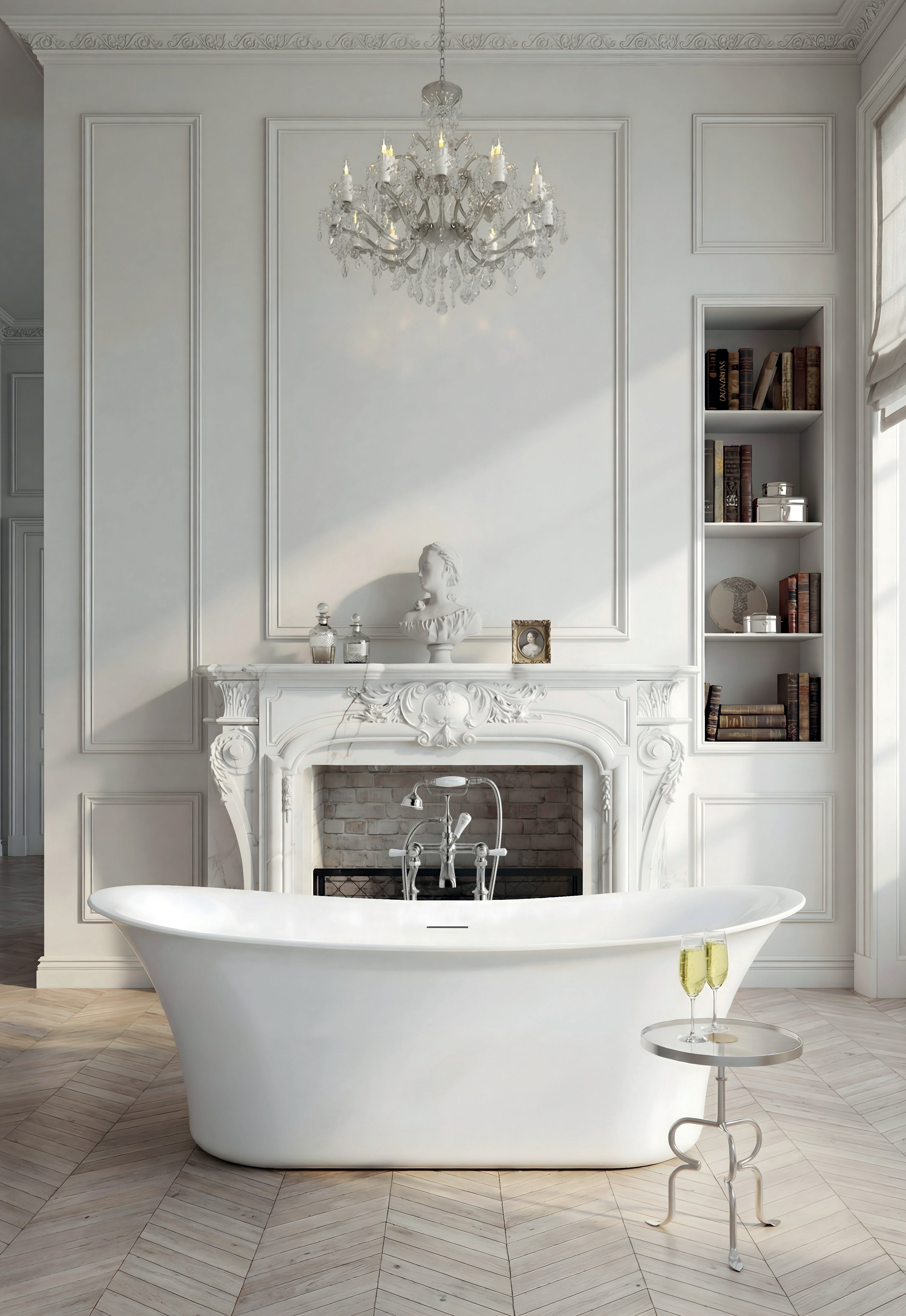 Vincent Alexander Admiralty Oval Freestanding Bathtub