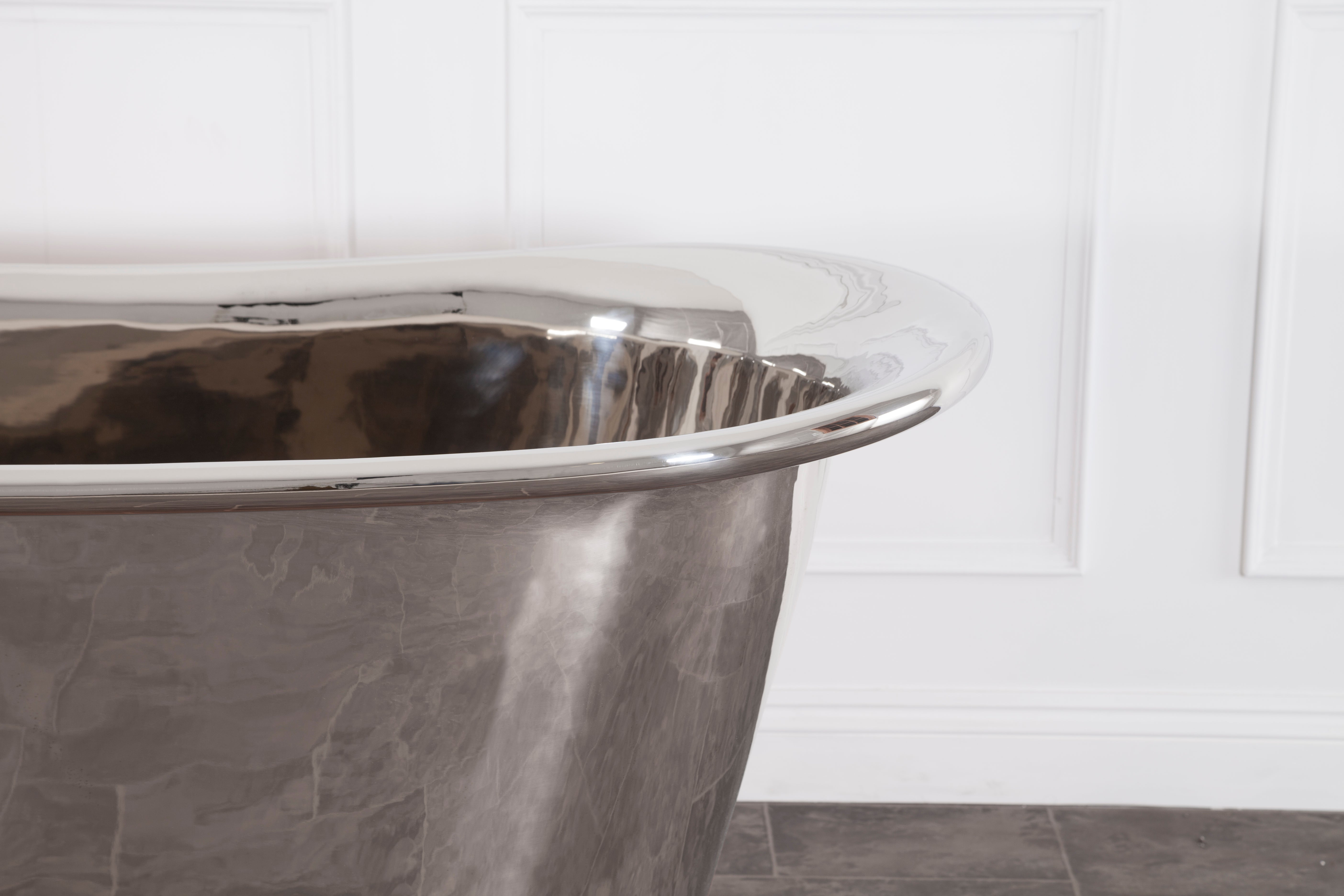 Hurlingham Allingham Nickel Freestanding Bath