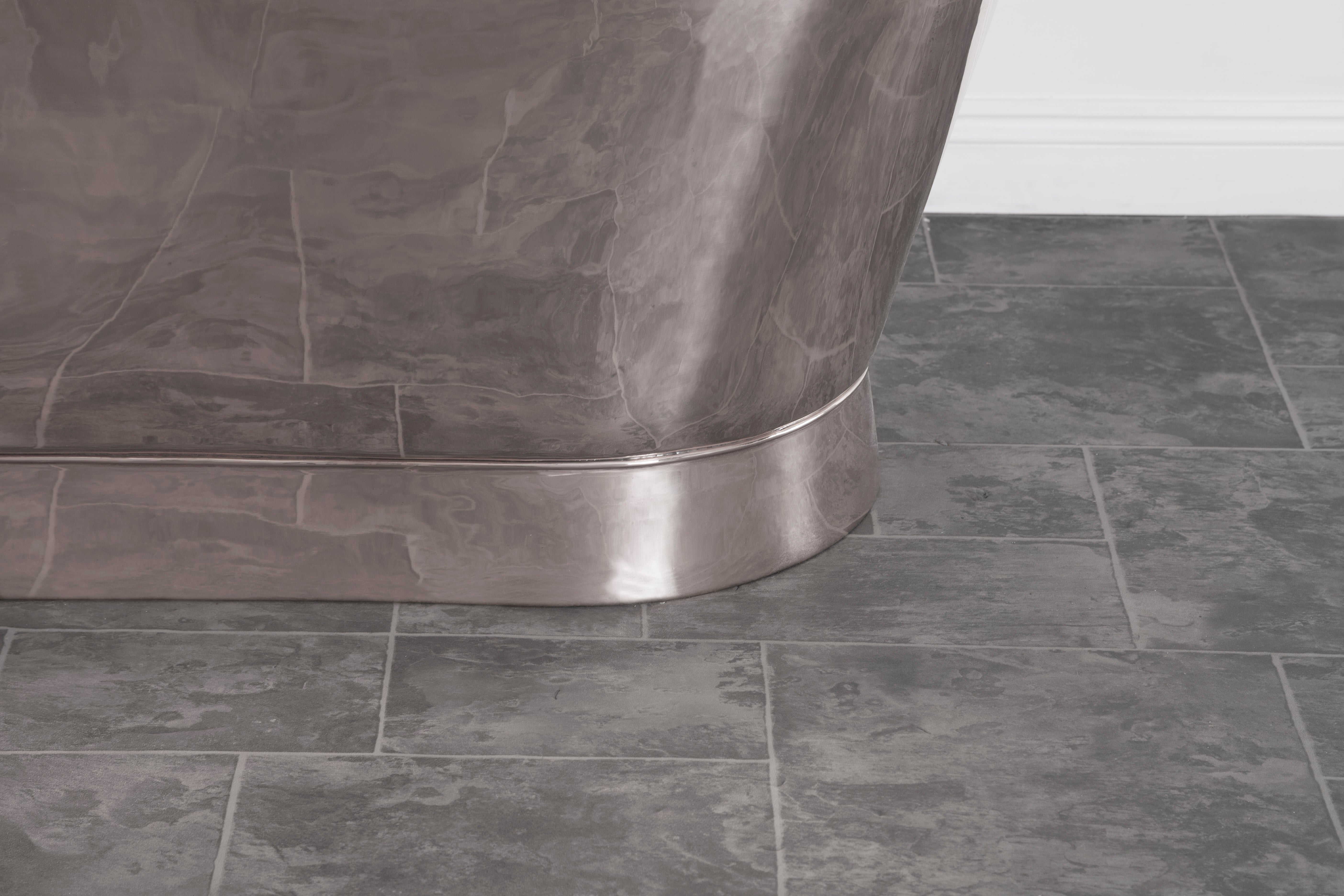 Hurlingham Allingham Nickel Freestanding Bath