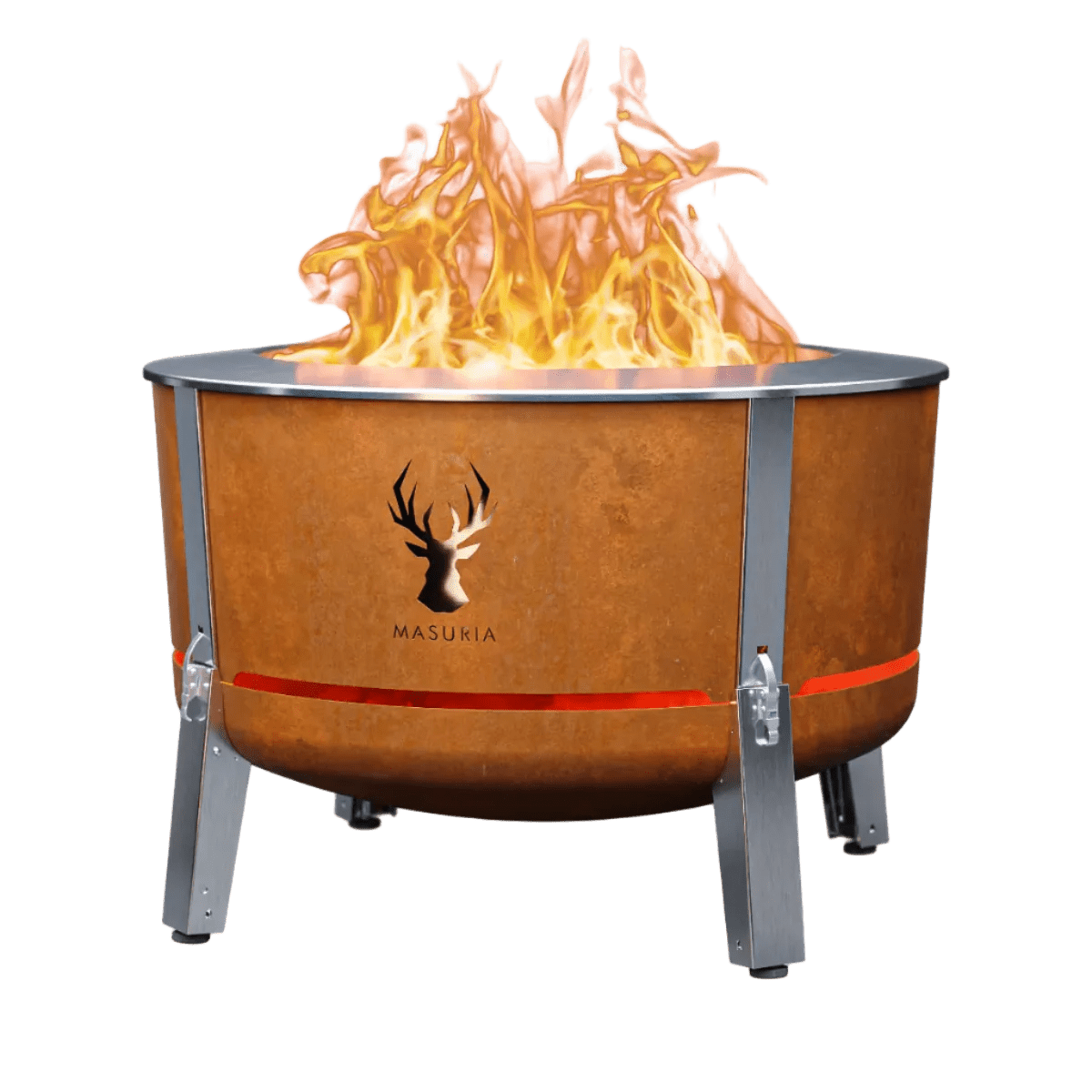 Masuria Living Alpha 800 Smokeless Fire Pit - Fire Pit - Ice Cold Spice | Black