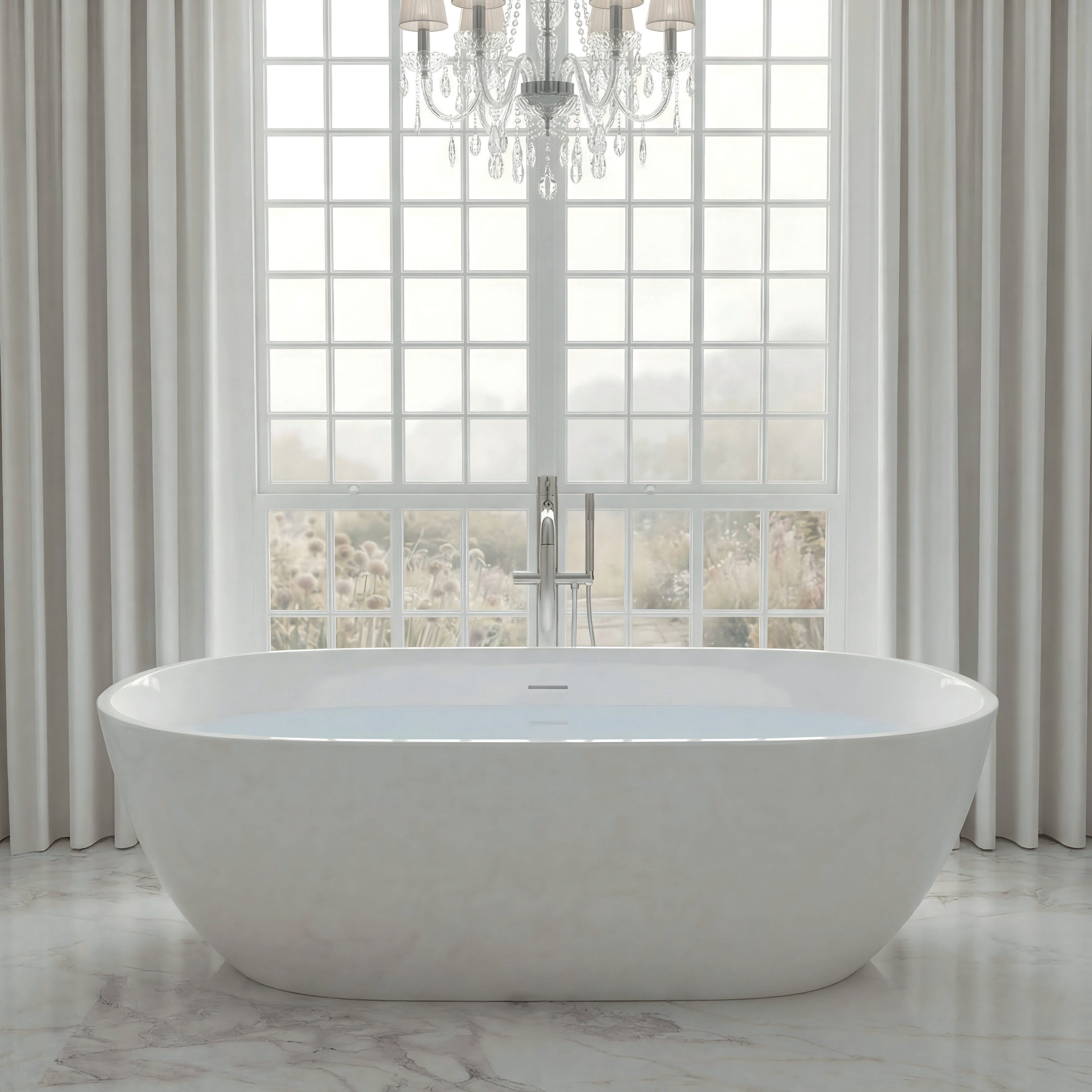 Vincent Alexander Alton Oval Freestanding Bathtub