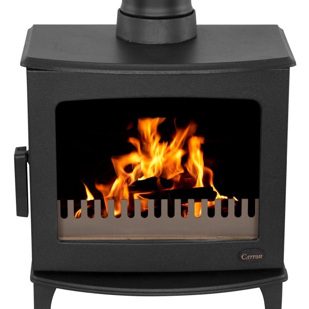 Carron ECO Wood Burning Stove 5kW - Stove - Ice Cold Spice | Matt Black