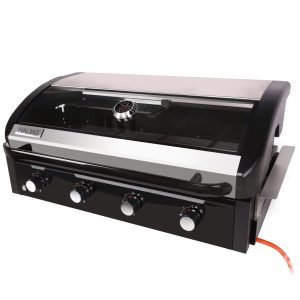 Halmo 4 Burner Premium Built In Gas Barbecue - Ice Cold Spice | Black