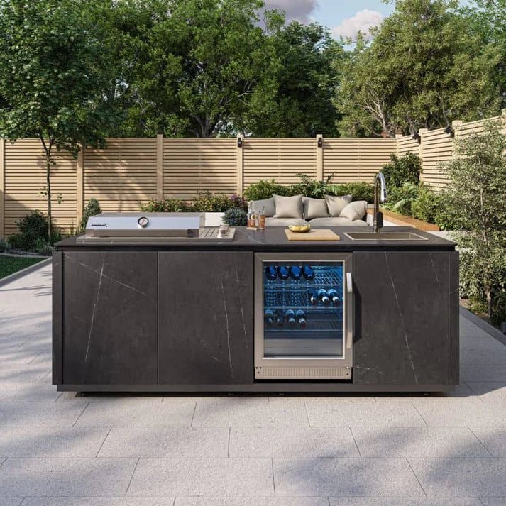 Buschbeck Derby Outdoor Kitchen Island - Outdoor Kitchens - Ice Cold Spice | Grey