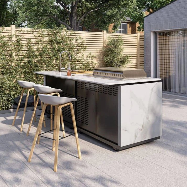 Buschbeck Derby Outdoor Kitchen Island - Outdoor Kitchens - Ice Cold Spice | White
