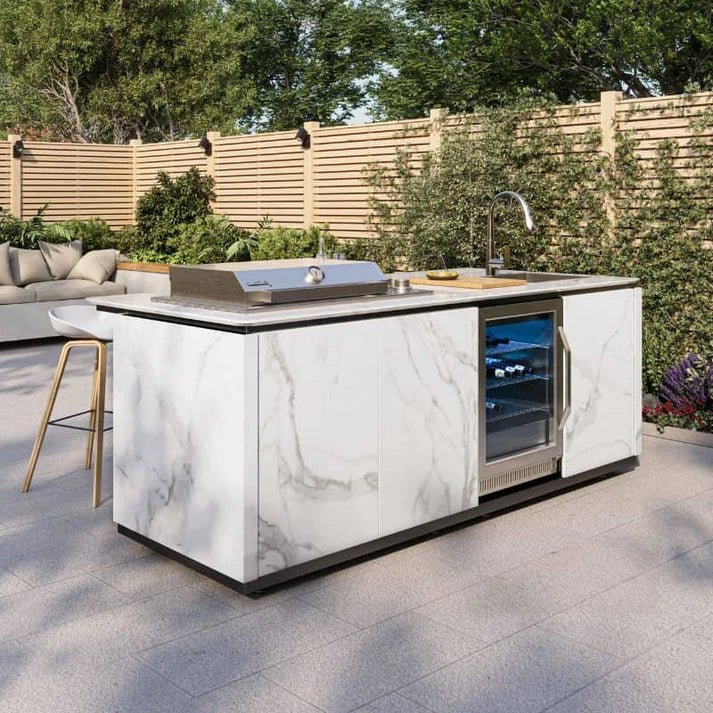 Buschbeck Derby Outdoor Kitchen Island - Outdoor Kitchens - Ice Cold Spice | White