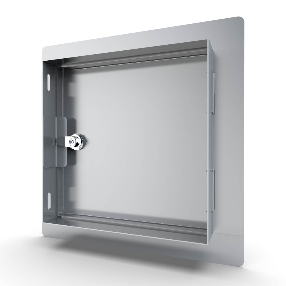 Sunstone Outdoor Kitchens Utility Access Door 12"x12" - outdoor grill - Ice Cold Spice | Light Brushed Stainless Steel