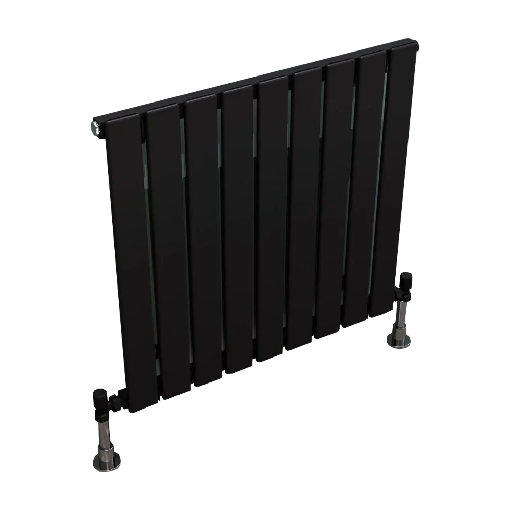 Carisa Plata Double Slim Horizontal Aluminium Radiator | 2 colours, 4 sizes