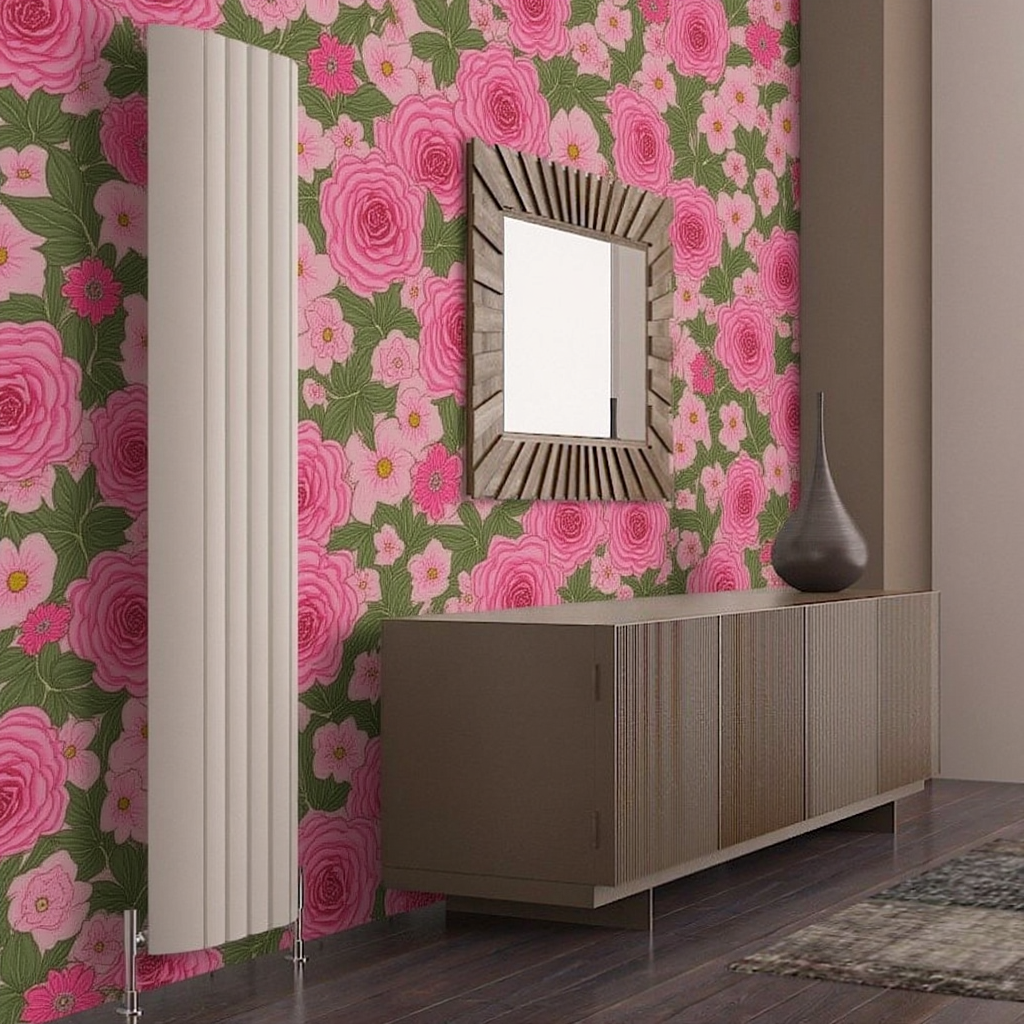 Carisa Gaia Vertical Minimalist Modern Aluminium Radiator | 2 colours, 3 sizes