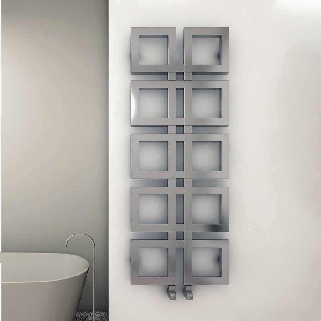 Carisa Knight Bespoke Stainless Steel Designer Heated Towel Rail | CUSTOM MADE
