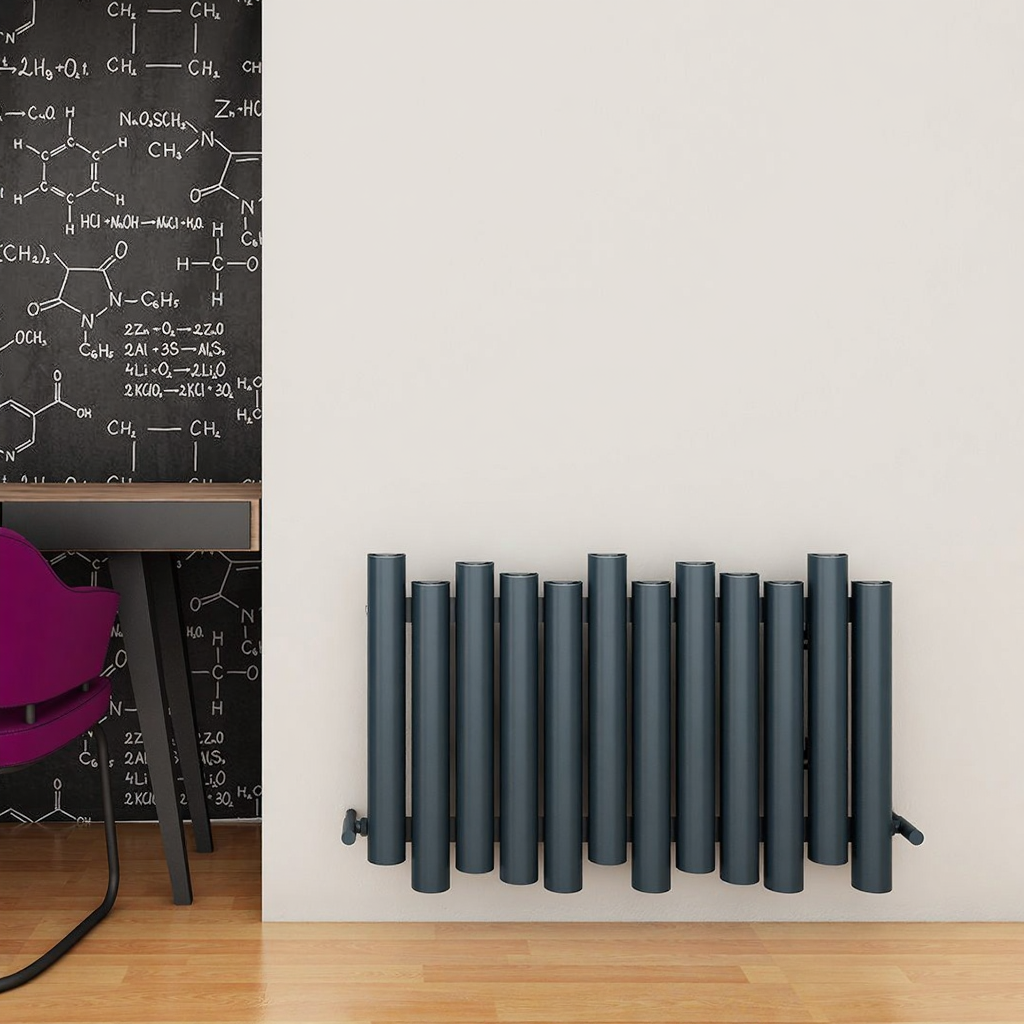 Carisa Motion Asymmetric Contemporary Horizontal Radiator | 3 colours, 2 sizes