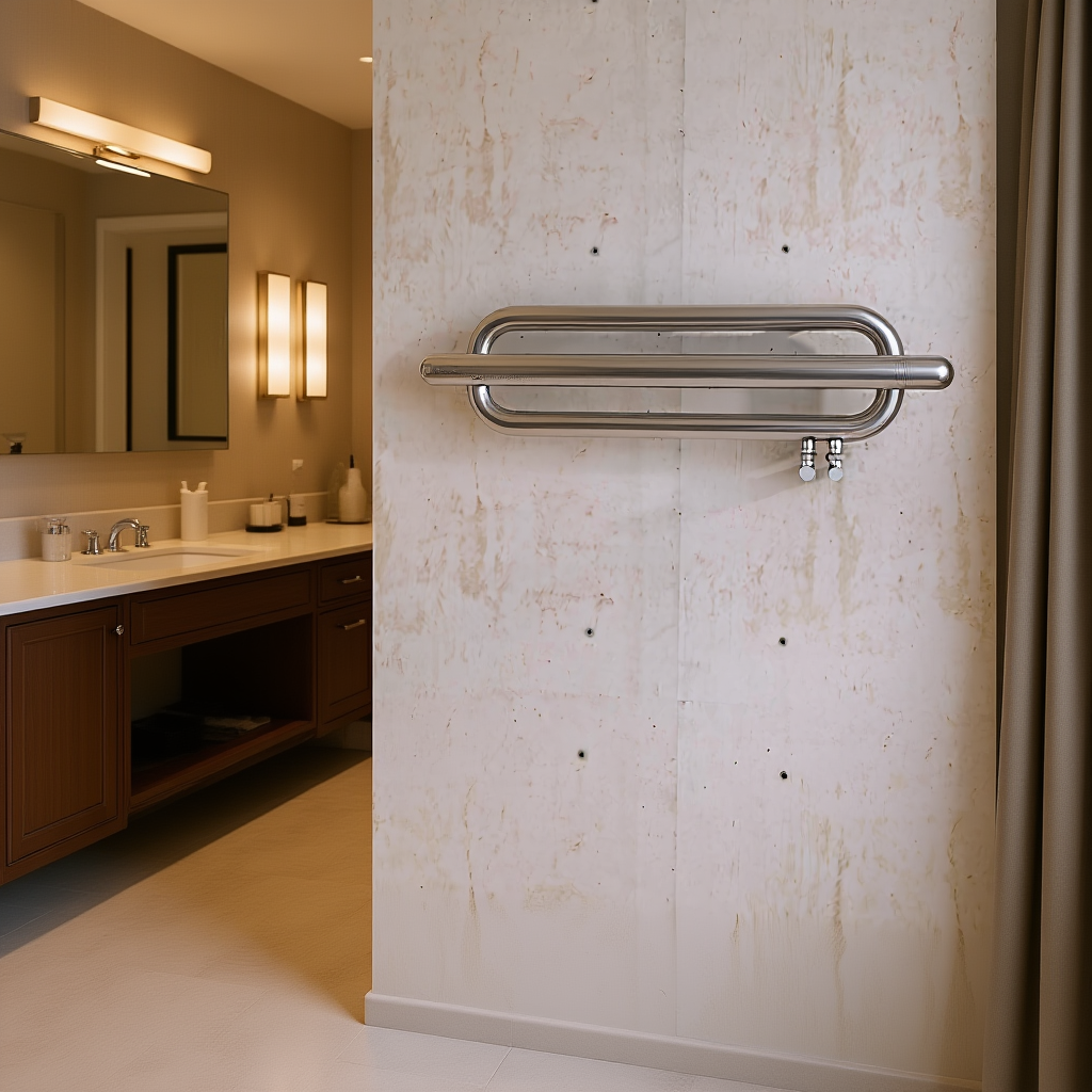 Carisa Swing Stainless Steel Heated Towel Rail | 2 finishes, 1 size