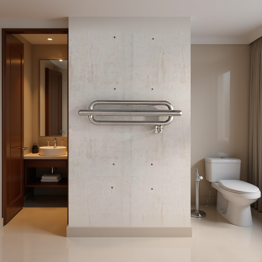 Carisa Swing Stainless Steel Heated Towel Rail | 2 finishes, 1 size