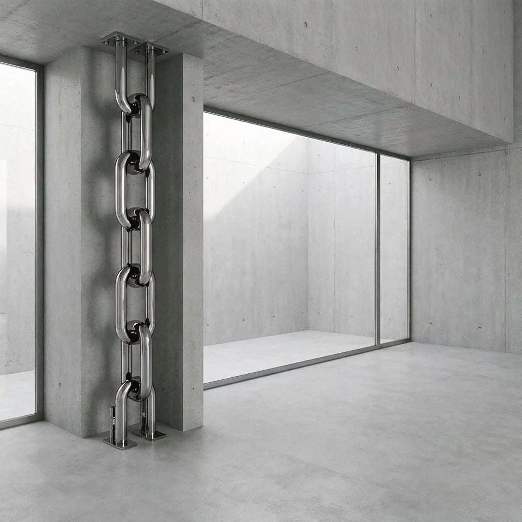 Carisa Link Floor Stainless Steel Bespoke Designer Radiator | CUSTOM MADE